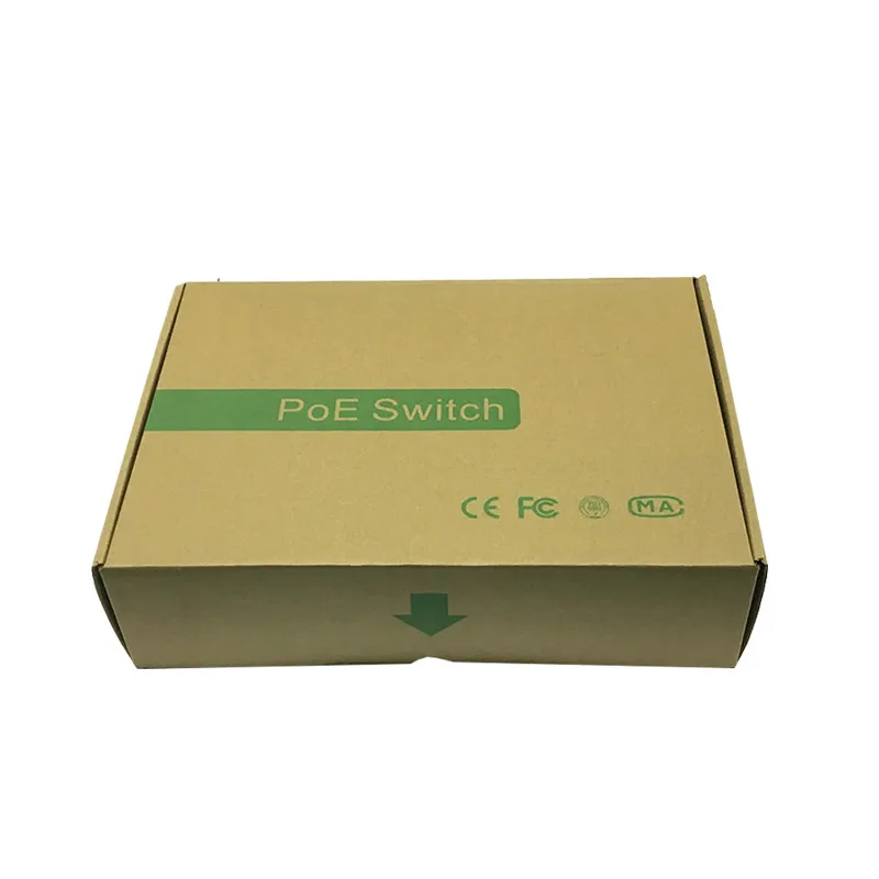 4PO 9-канальный коммутатор gigabit PoE 100/1000 Мбит/с IEEE802.3af/на активный участник 8 портов 50v2. 3a для 8 шт. 1080 P 2MP 3MP 4MP 5MP 6MP камера