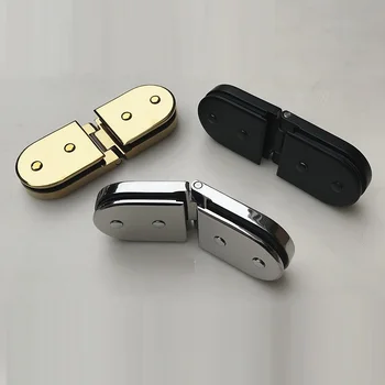 

Glass-to-Glass 304 Stainless Steel Glass Door Hinge Shower Doors Hinge Bathroom Replacement Parts Elliptical Glass Door Clamp
