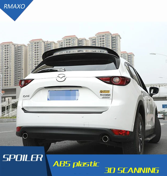 For Mazda CX 5 CX5 Spoiler ABS Material Car Rear Wing Primer Color Rear