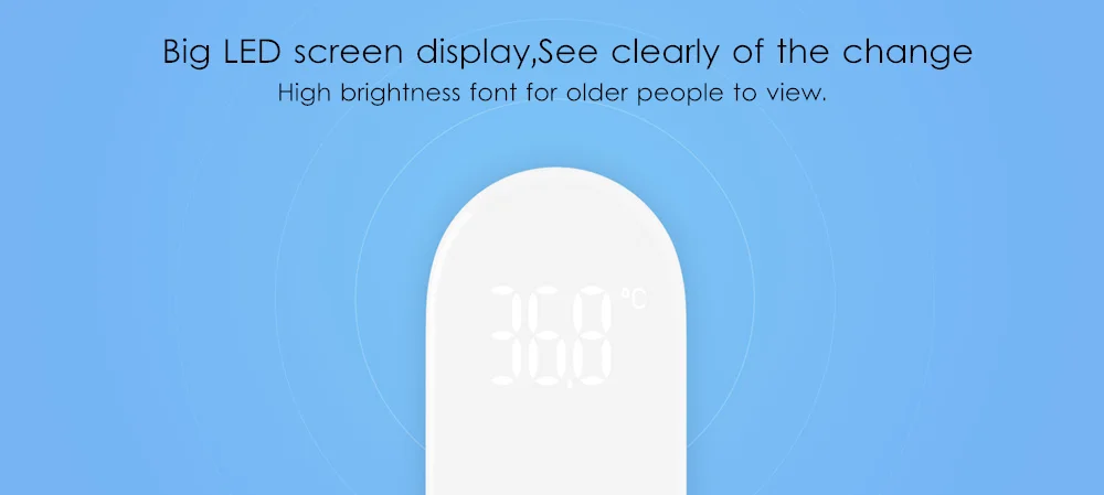 Оригинальный Xiaomi Mijia iHealth термометр точный цифровой Лихорадка инфракрасный клинический термометр без контакта измерение светодиодный displa