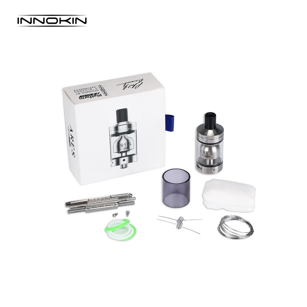 100% оригинал Innokin Ares Mtl RTA атомайзер 4 мл емкость бака 24 мм Диаметр регулируемый