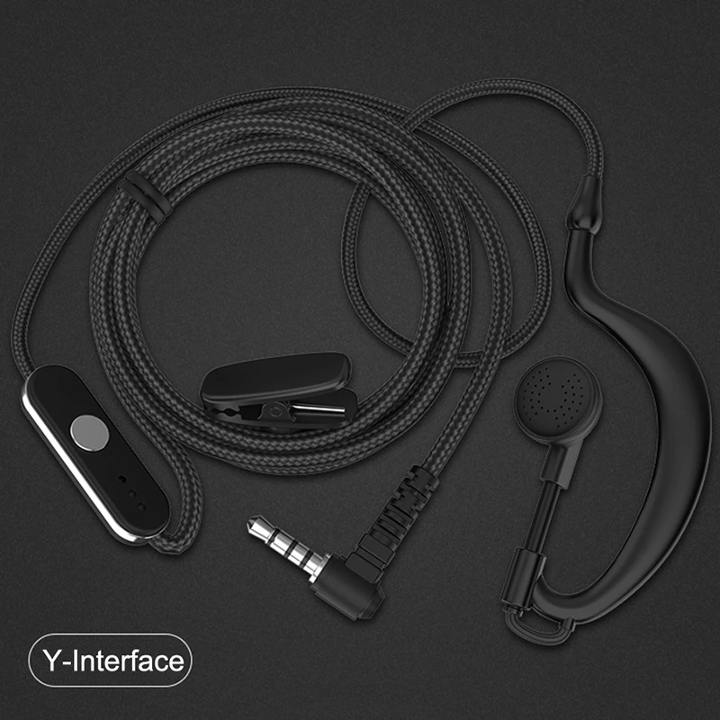 Рация Earpiece гарнитура PTT с микрофоном Walkie Talkie наушники для Yaesu Vertex Standard Radio VERTEX STANDARD