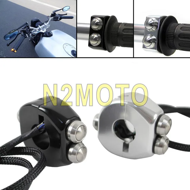 Motorcycle 7/8" Handlebar M Switch Electrical 22mm Handle Bar Switches