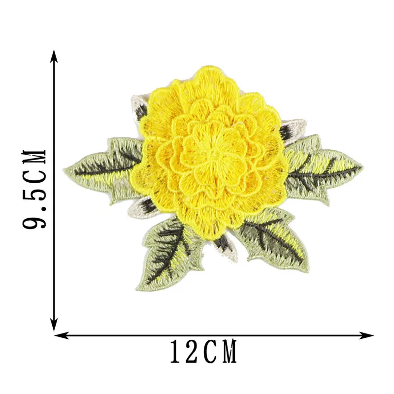 Вышивка 1 шт./2 шт. аппликация пришить на значки Ремесла стикер роза цветок шляпа заплатка для одежды аксессуары сумка DIY для джинсов