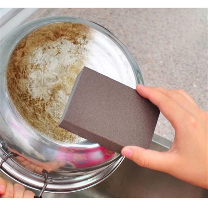 

Kitchen Cleaning Eraser Pot Nano Melamine Sponge Cleaner Multi-functional Descaling Stains Sand Sponge Household Cleaning Tools