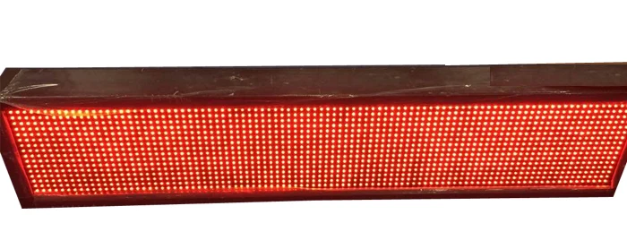 Наружная реклама P10 Светодиодный экран панель дисплея 16x96 точек вывеска|led sign