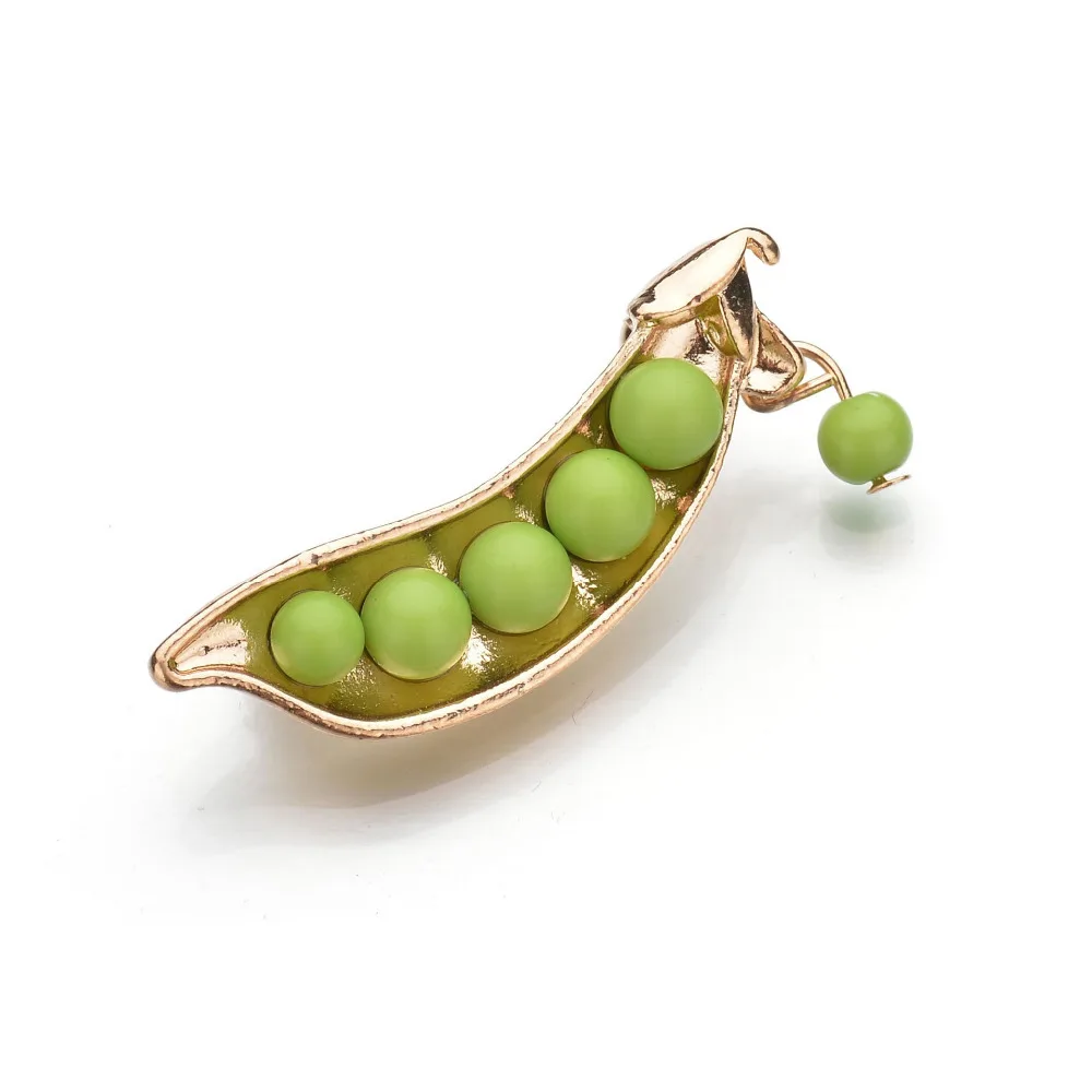 

Fashion Lapel Pin Accessory Cute Green Pea Brooch Sweater Collar Brooch Pin Suit Brooch Pin Brooches
