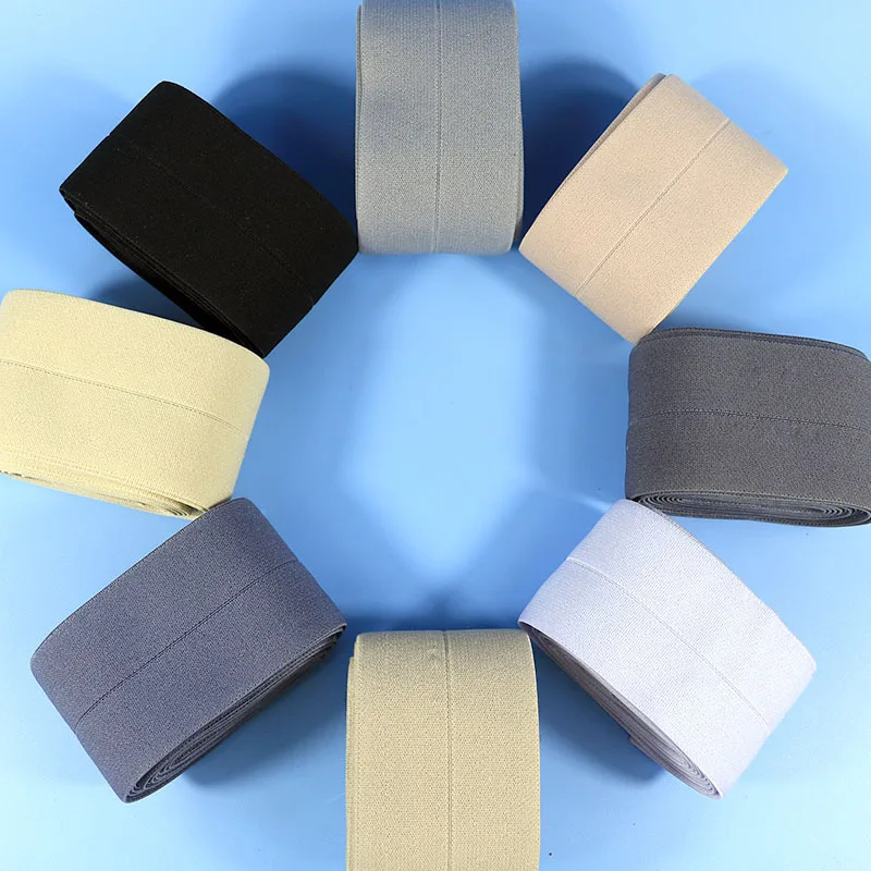 

Fold Rubber Elastic Band 6cm Wide Grain Trousers Dress Elastic Ribbon Waistband Thickening Latex Webbing Band Bags' Sewing Cloth