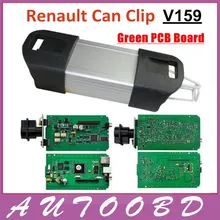 Свободный Корабль OBD2 OBDII Авто Профессиональный Диагностический Интерфейс Renault Может Закрепить V159 Программное Обеспечение Multi-Function CAN Clip Для Renault