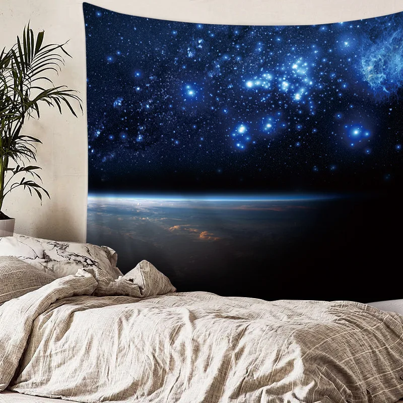 

Space Universe Galaxy Star Nebula Outer Starry Sky Cosmic Tapestry Wall Hanging Wall Cloth Tapestries Home Decoration Restaurant