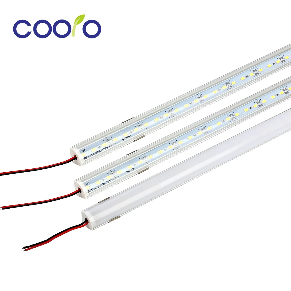 Wall Corner LED Bar Light DC 12V 50cm High Brightness 5730 Rigid LED