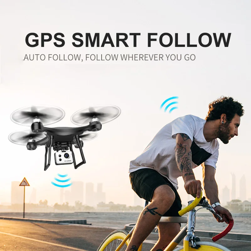 Helicóptero RC Drone GPS posicionamiento preciso con cámara Drones HD 1080 P profesional FPV Selfie Quadcopter Helicóptero RC Drone GPS posicionamiento preciso con cámara Drones HD 1080 P profesional FPV Selfie Quadcopter