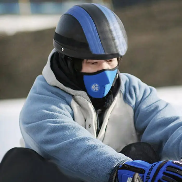 Велосипед Половина маска Крышка капюшон защита катание на лыжах Спорт на открытом воздухе Зимний теплый для шеи Защита шарф наушники Gorras Para Hombre