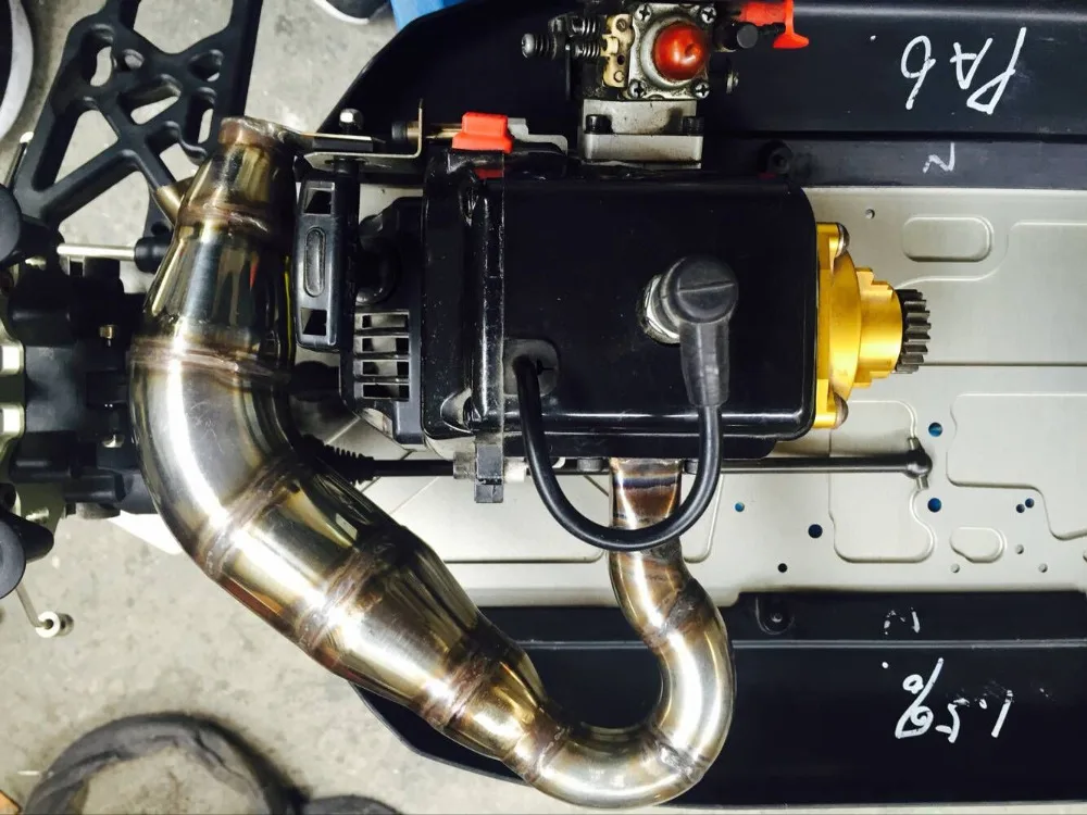 RC NEW KKT Bartolone exhaust Tuned pipe set For Losi 5ive B 4WD 1