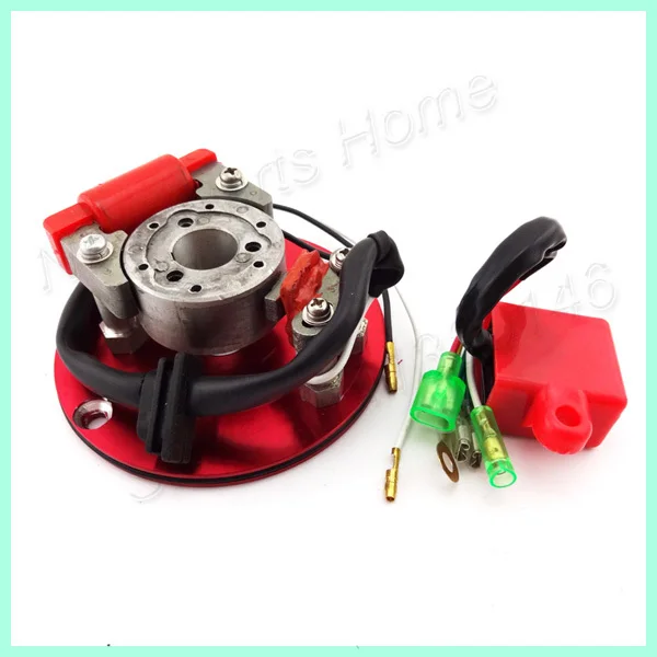 Красный гоночный статор комплект ротора cdi для YCF Pitster Thumpstar Pit Dirty bigs 110cc 125cc