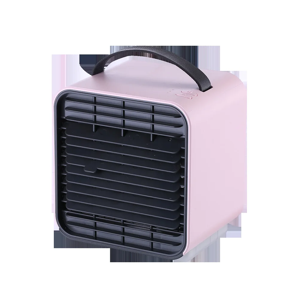 2000 мАч 1000000/cm3 отрицательных ионов Портативный Usb перезаряжаемые вентилятор мини Air охладитель воздуха кондиционер с светодиодный ночник 3 шестерни - Цвет: Белый