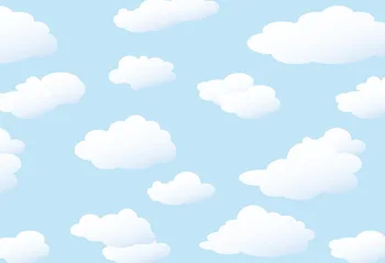 

Vinyl Photography Background white Clouds Kids Birthday Backdrop Photo Studio Baby Shower Party Decoration Newborn Banner