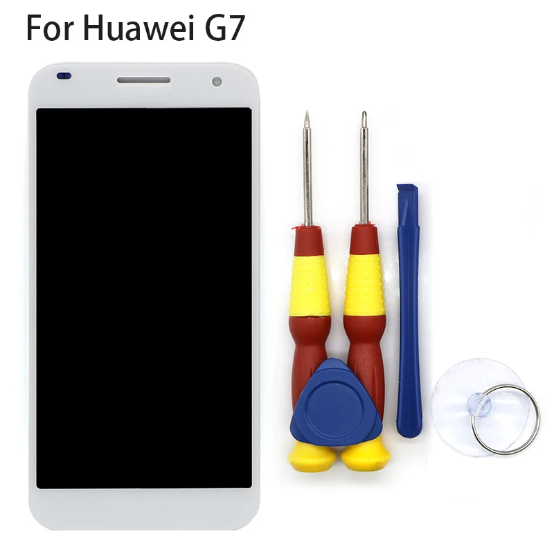 Новый Оригинальный сенсорный ЖК-дисплей ЖК-экран для Huawei G7 запасные части +