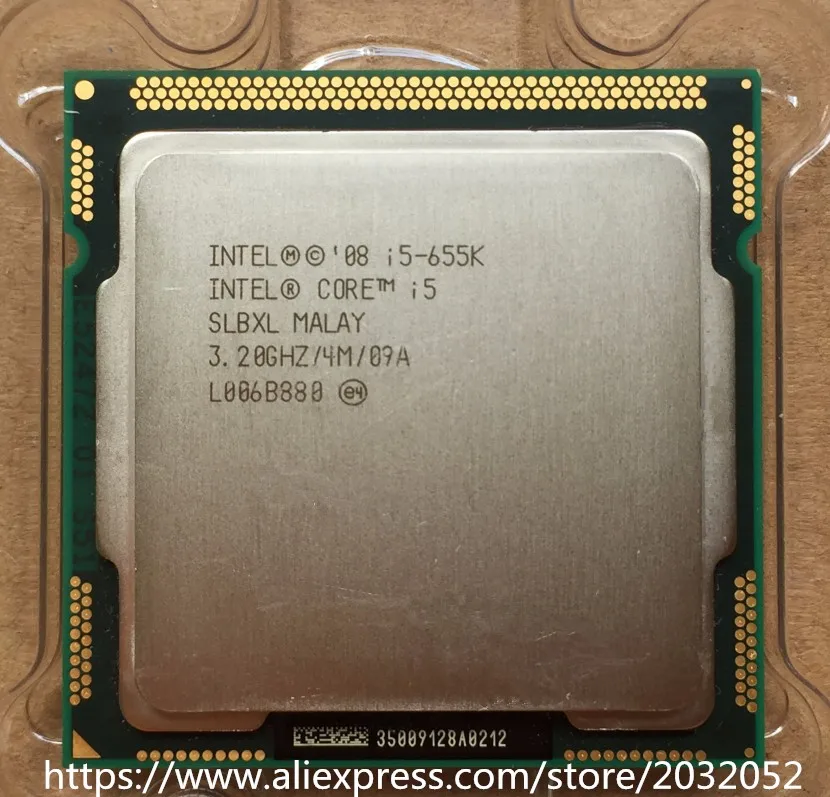 Intel Core I5-655K I5 655K 3.2 GHz Dual-Core CPU Processor 4M 73W LGA 1156