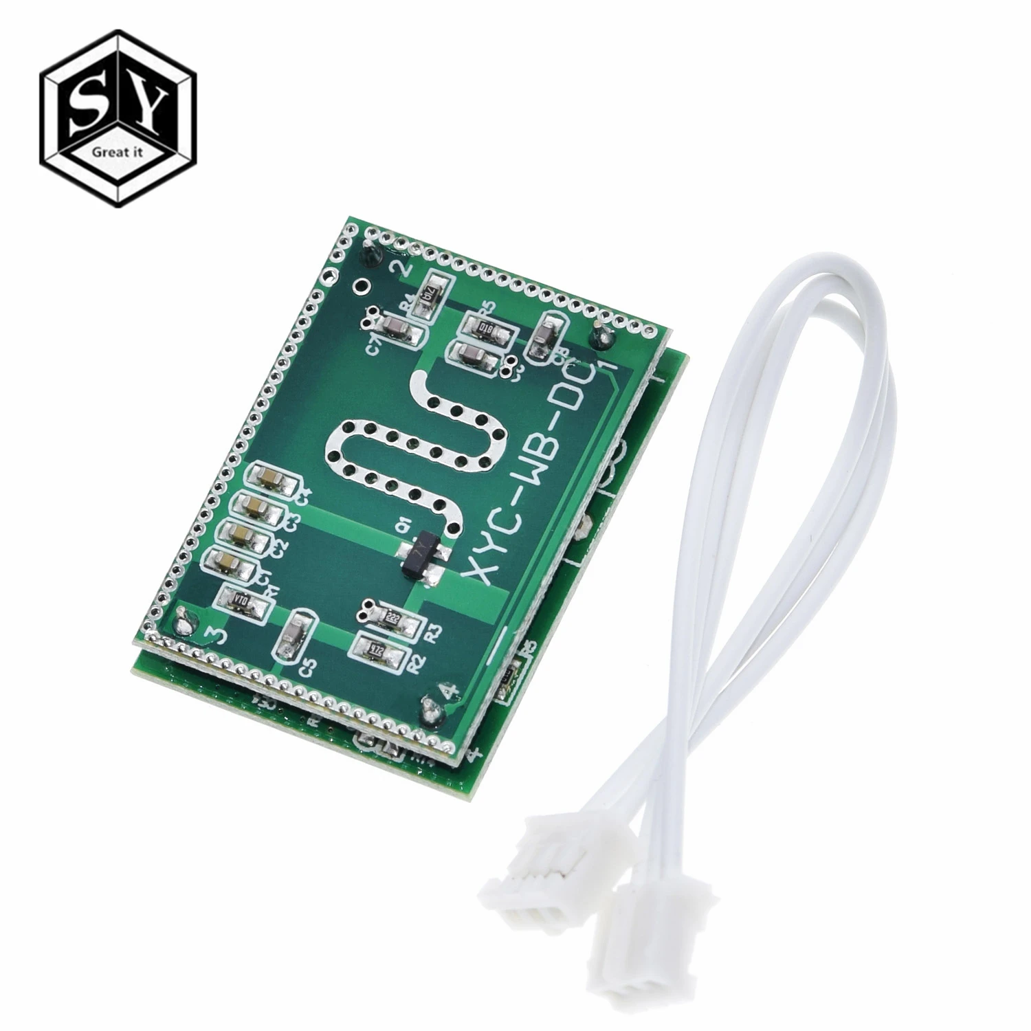 

GREAT IT 1PCS Strong Anti-jamming! 5.8GHZ Microwave Radar Sensor 6-9M Smart Trigger Switch Module 3.3-20V DC for Home Control