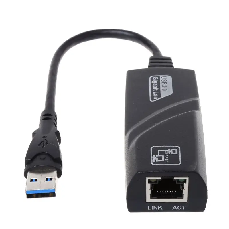 Высокая Скорость USB 3,0/USB 3,1 Тип C USB-C Gigabit Ethernet адаптер USB к RJ45 локальной сети 10/100/1000 Мбит/с для портативных ПК