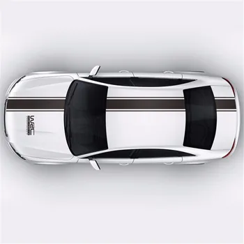 

Chunmu Customization WRC Stripe Car Covers Vinyl Racing Sports Decal Head car sticker for ford focus cruze renault accessories