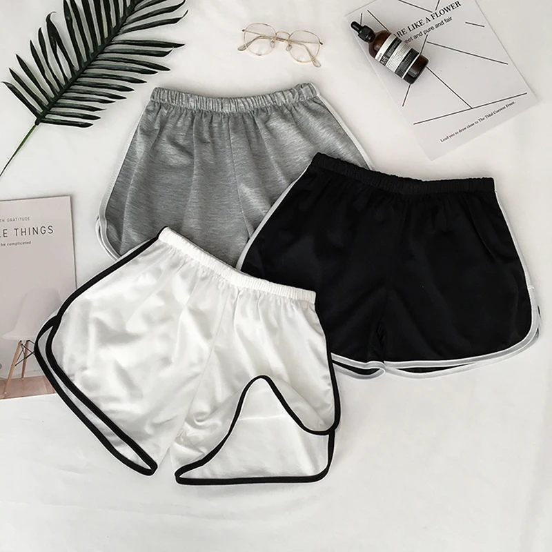 2018 простой Для женщин Рубашки домашние лоскутное тела Фитнес тренировки летние шорты женские эластичные узкие Тонкий Пляж Egde Короткие