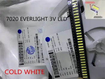 

100pcs EVERLIGHT LED 7020 LED Backlight TV High Power 0.5W 3V LED Backlight Cool white For LED LCD TV Backlight Application