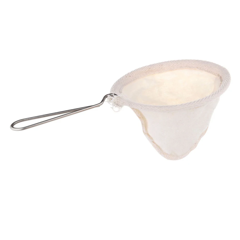 ROSENICE Resuable Cloth Strainer Coffee Filter with Stainless Steel