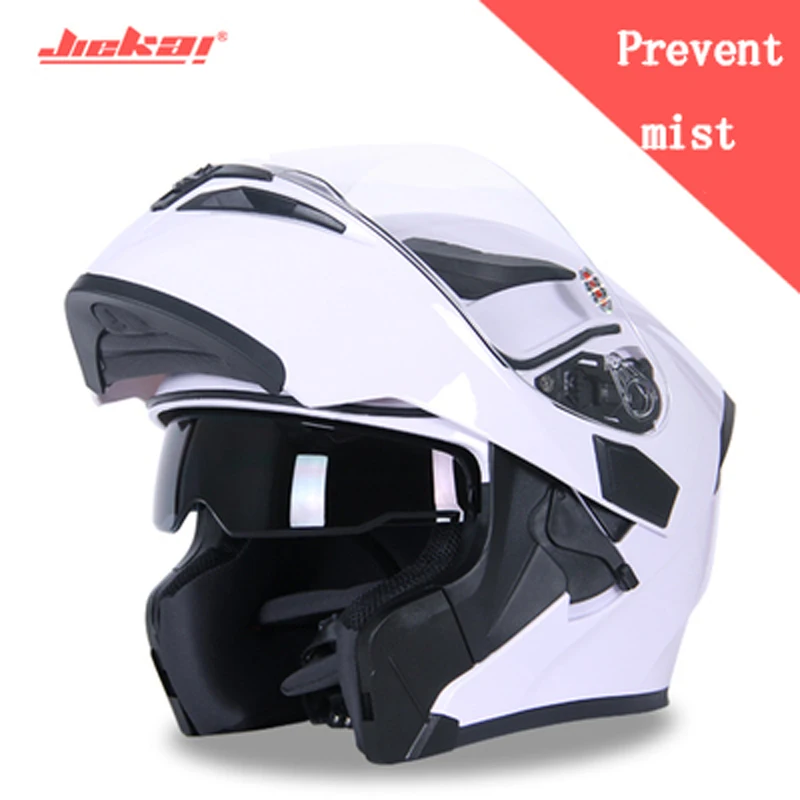 

QUALITY JIEKAI902 Motorcycle helmet men and women in four seasons general anti-fog Fully covered locomotive Prevent mist helmet