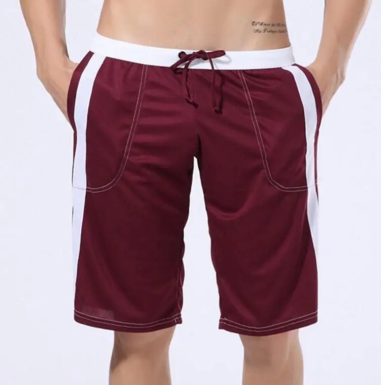 

Summer 2019 Outdoor Sport Fitness Running Men Sweatpants Elastic Waist Mesh Net Quick-drying Comfortable Man Short Trousers
