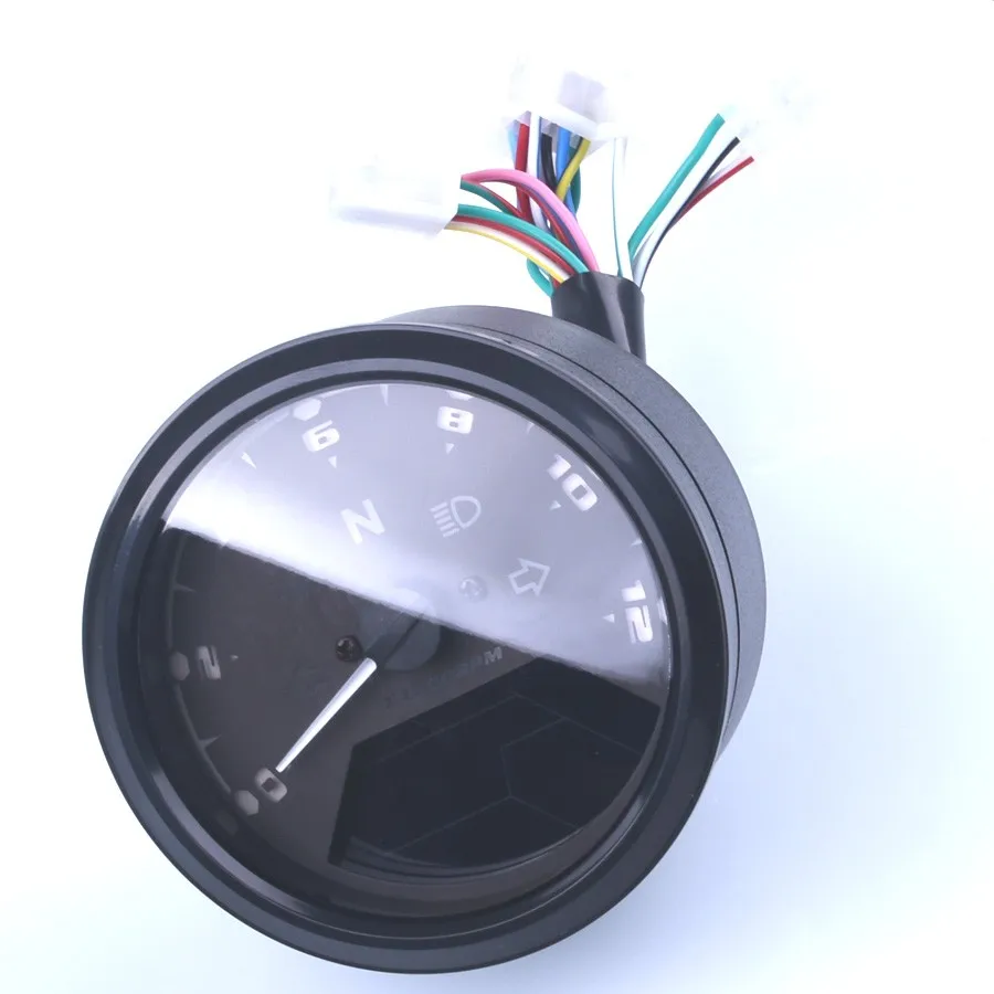 Тахометр 12000 RPM ЖК цифровой спидометр универсальный