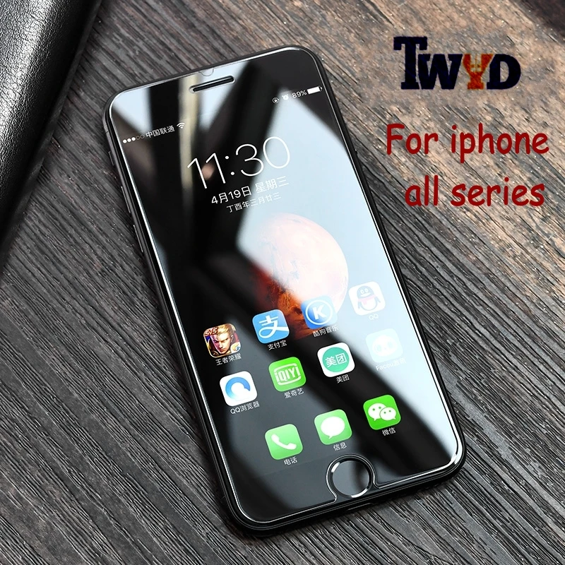 

Tempered Glass Screen Protector For iPhone X XS Max XR 8 7 Plus 6 6S Plus 5 5S SE 4 4S 0.3MM Premium Protective Toughened Film