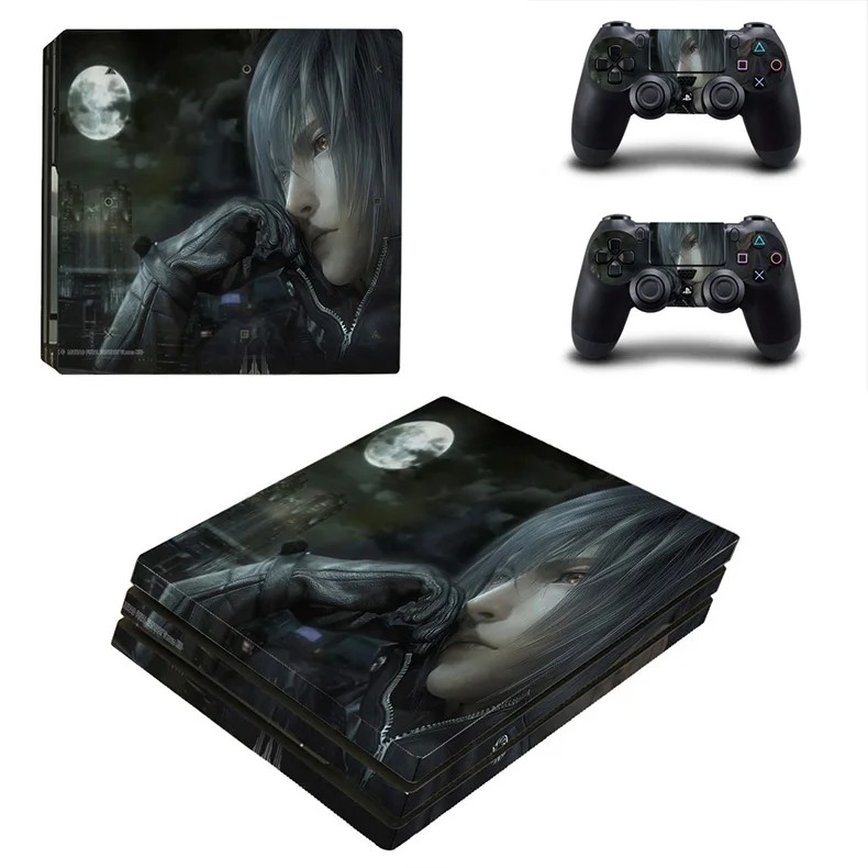 Final Fantasy XV PS4 Pro Skin Play station 4 Pro sticker FF15 PS 4 Pro sticker s для игровой консоли и двух контроллеров