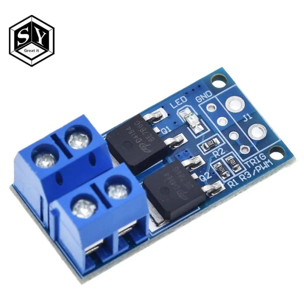 

1PCS 15A 400W MOS FET Trigger Switch Drive Module PWM Regulator Control Panel