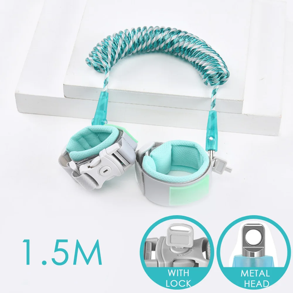 Anti Lost Baby Walker Upgrade Leash For Children Safety Baby Belt Child Walking Strap Harness Luminous Wristband Adjustable Rope - Цвет: PJ3650G