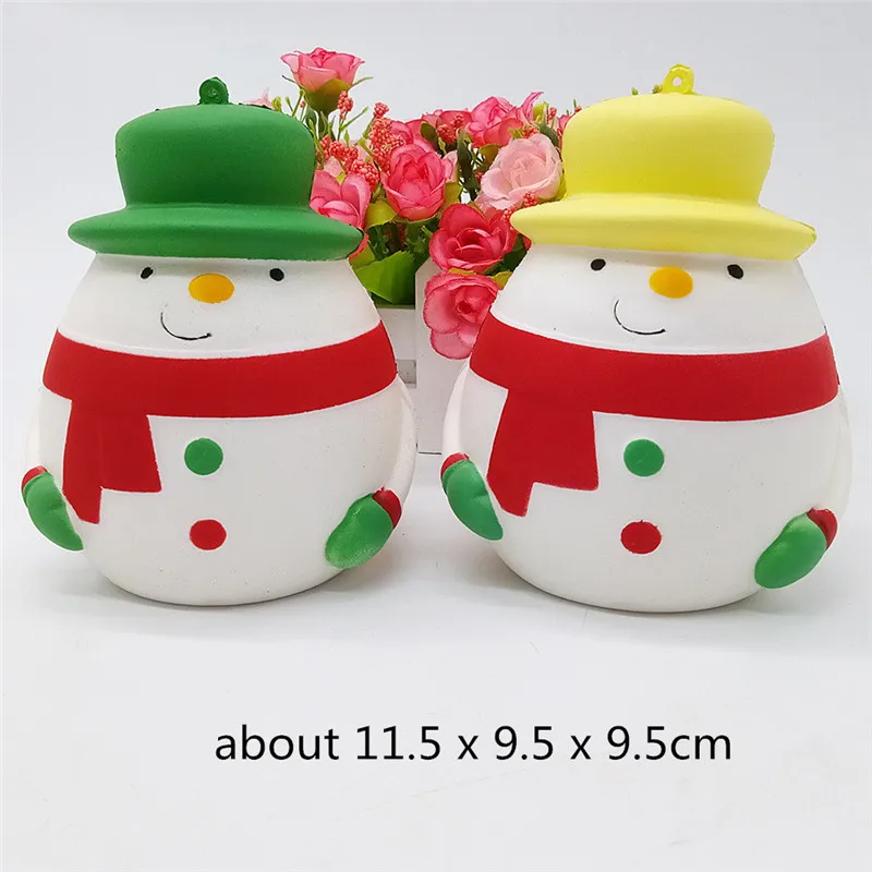 Funny Santa Claus Snowman Santa Bear Squishy Slow Rising Toys Cute Cartoon Xmas Teddy Bear Squishies Squeeze Stress Relief Toy (15)