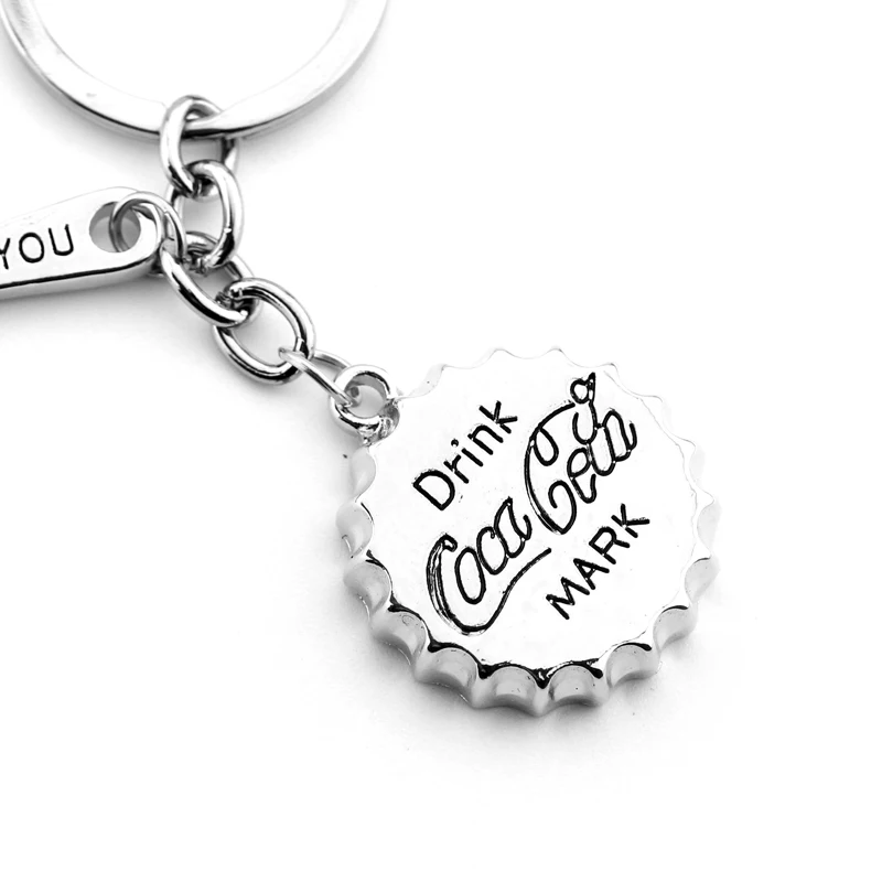 Брелок для ключей с надписью I Love You и открывалкой бутылок|charm keychain|quality keychainskeychain