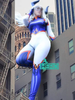 

Free Shipping 3D Printed Mt. Lady Boku no Hero Academia Cosplay Costume Female Bodysuit Superhero Tight Catsuit Cosplay Costume