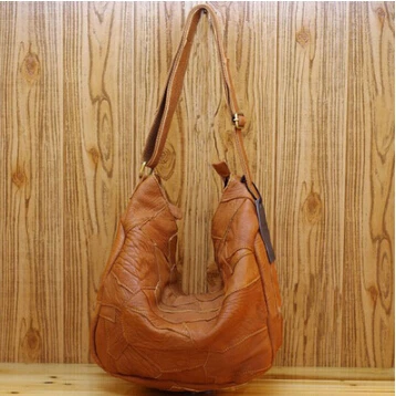 Испанская сумка для женщин, плиссированные сумки, женские сумки из натуральной кожи, брендовые сумки из овчины, богемные сумки-тоут - Цвет: K609 brown