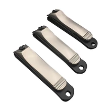 

1 PC Nail Clippers Large Size Manicure Tools Quality Stainless Steel Nail Cutter Finger Nail Trimmer With File