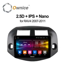 Ownice автомобиля Радио плеер Octa 8 core Android 6.0 32 г Встроенная память для Toyota Rav4 2007 2008 2009 2010 2011 радио GPS Поддержка DVD 4 г dab +