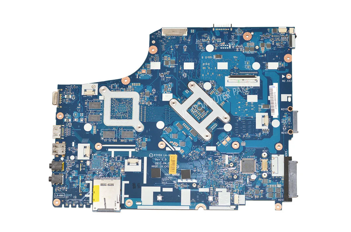wonderful  Laptop motherboard For acer 7750 7750G HM65 P7YE0 LA-6911P REV 1.0 non-integrated graphics card 100