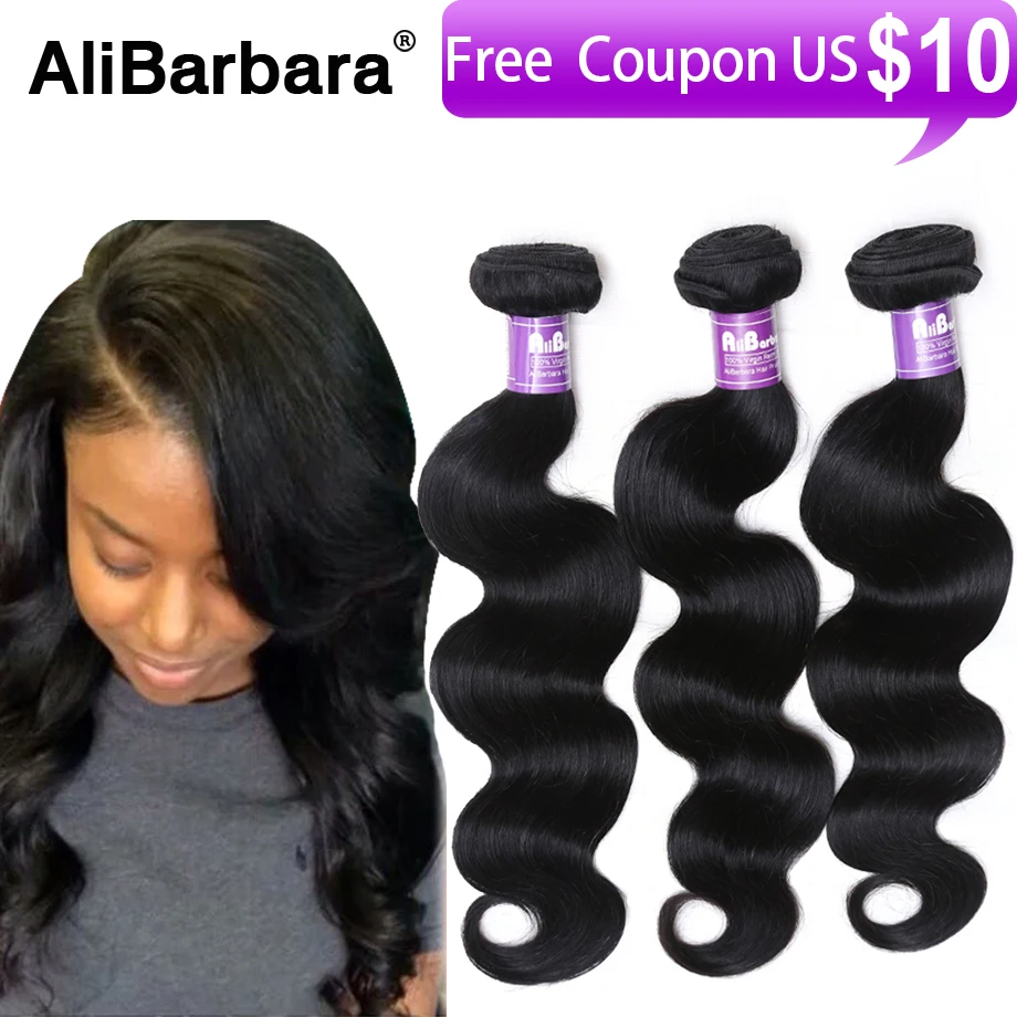 Peruvian virgin hair body wave 3bundles #1B unprocessed Human hair weaves Free Shipping Cheap Peruvian body wave