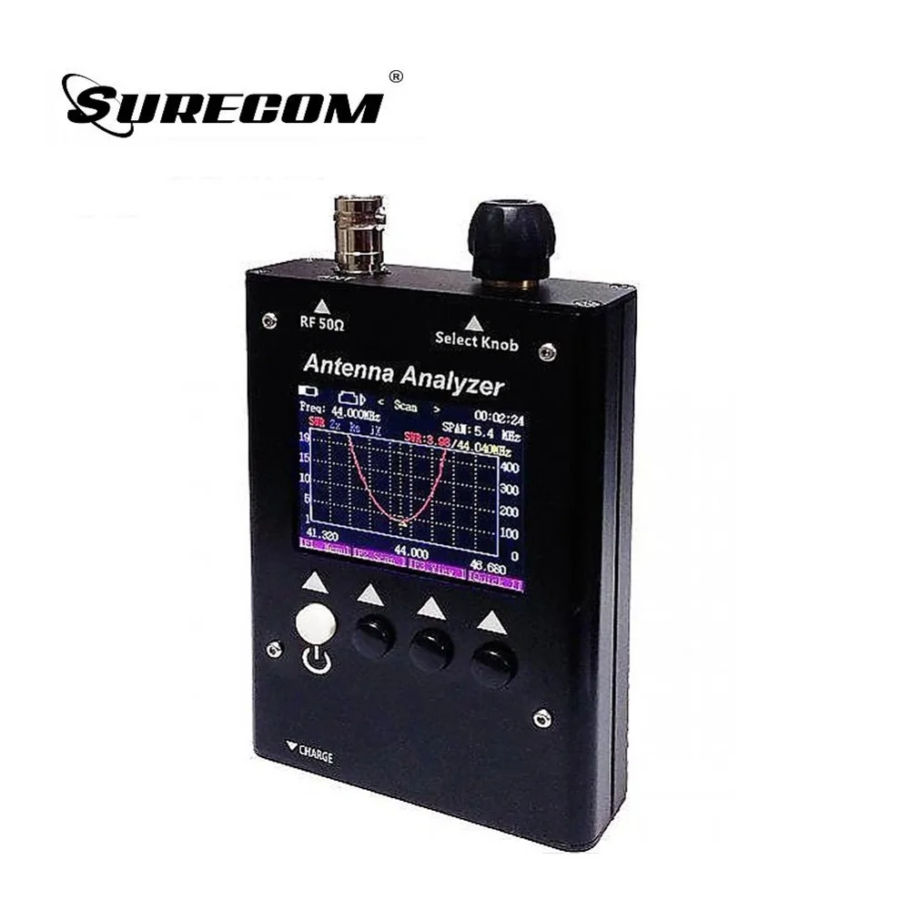 

Surecom SA160 Color Graphic Antenna Analyzer 0.5-60MHz BNC connector for Two Way Radio Testing ham Digital Multifunction Meter