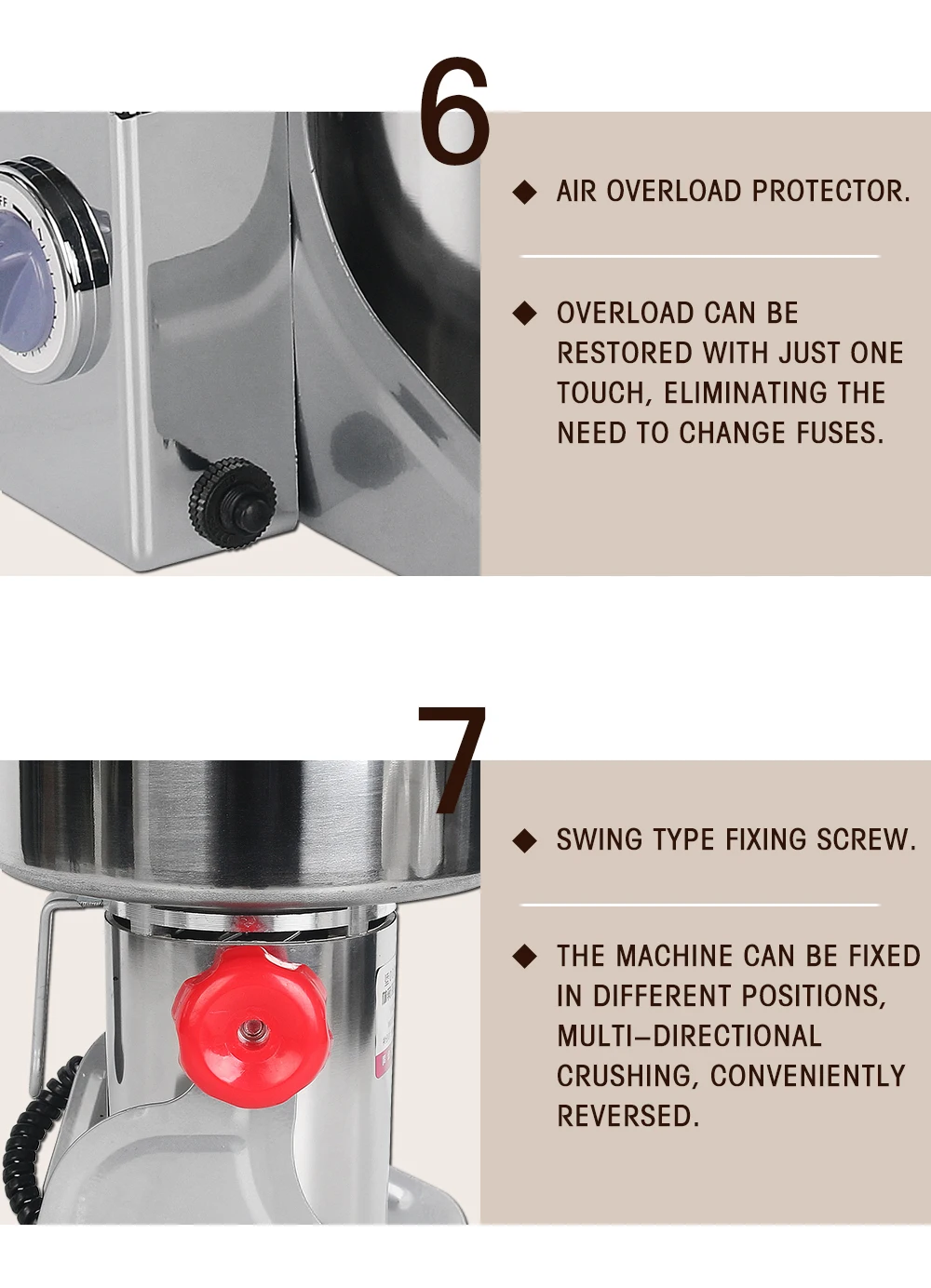 Top ITOP Big Capacity 2800W 1000g Pulverizer Machine Swing Type Automatic Mill Herb Grinder Electric Grain Grinder 110V 220V 9 Top ITOP Big Capacity 2800W 1000g Pulverizer Machine Swing Type Automatic Mill Herb Grinder Electric Grain Grinder 110V 220V 9