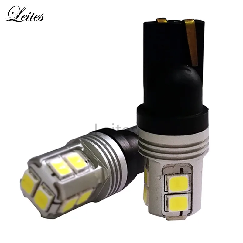 

50PCS High Power Canbus LED White 3030 168 2825 T10 LED Bulbs For Car Parking Position Lights Interior Map Dome Lights 12V