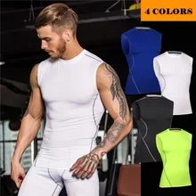 Новинка летняя спортивная одежда фитнес, тренажерный зал обтягивающие спортивные штаны для бега на бретелях Баскетбольная одежда Для мужчин пот спортивный жилет