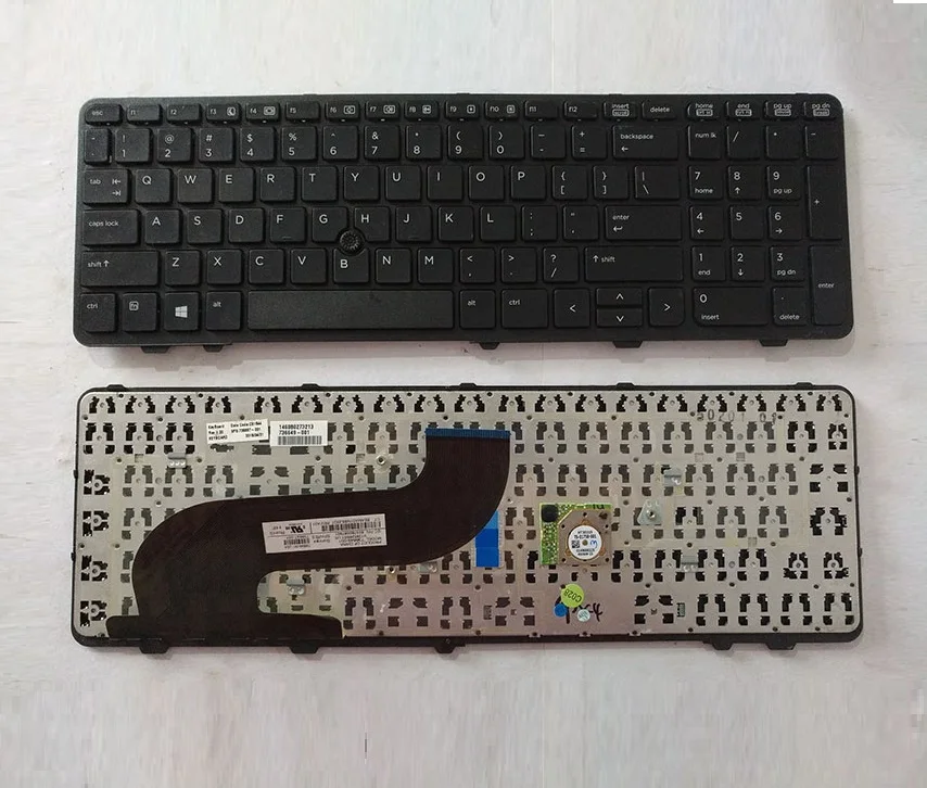  SSEA New US Keyboard with Pointer for HP Probook 650 G1 655 G1 laptop keyboard 738697-001