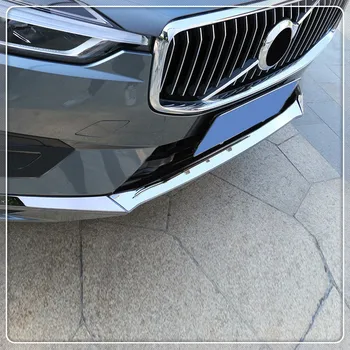 

For Volvo XC60 2018 2019 Car Front Bumper Decorative Strips Cover Trim Sticker Stainless Steel Auto Exterior Accessories